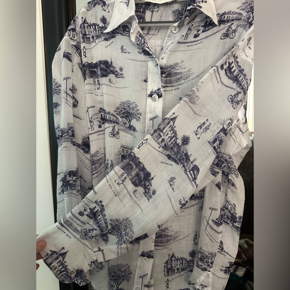 Zimmermann linen button down shirt - Picture 4 of 8
